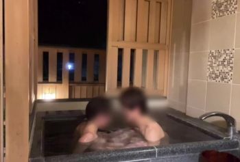 温泉旅館の露天風呂ねっとりSEX動画の流出 パイズリ手コキでドМイケメン男をイかせる痴女がえろすぎる。 порно с отцом 日本人素人個人撮影 - えむゆみカップル